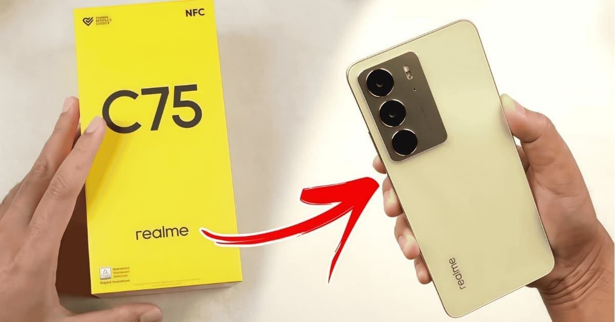 128GB स्टोरेज के साथ launch हुआ 6000mAh बैटरी और शानदार कैमरे वाला Realme C75 5G smartphone